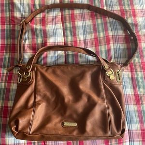 Steve Madden Brown Faux Leather bag